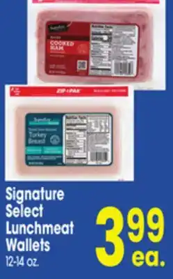 Jewel-Osco Signature Select Lunchmeat Wallets offer
