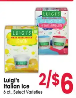 Jewel-Osco Luigi's Italian Ice offer
