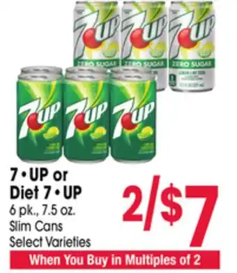 Jewel-Osco 7•UP or Diet 7•UP offer