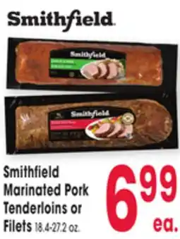 Jewel-Osco Smithfield Marinated Pork Tenderloins or Filets offer