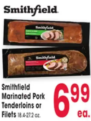 Jewel-Osco Smithfield Marinated Pork Tenderloins or Filets offer