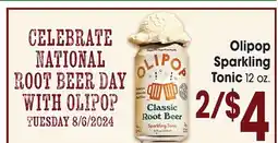 Jewel-Osco Olipop Sparkling Tonic offer