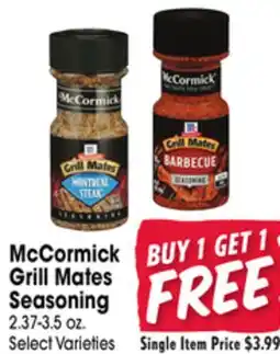 Jewel-Osco McCormick Grill Mates Seasoning offer