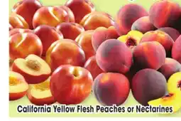 Jewel-Osco California Yellow Flesh Peaches or Nectarines offer