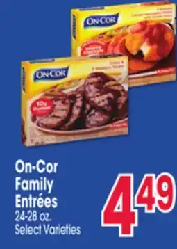 Jewel-Osco On-Cor Family Entrées offer