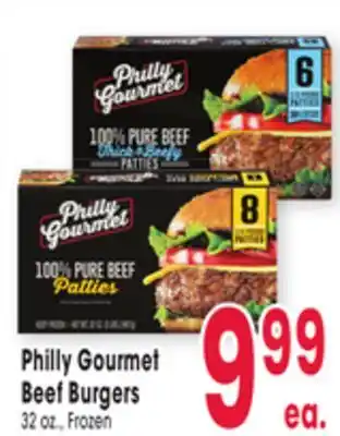 Jewel-Osco Philly Gourmet Beef Burgers offer