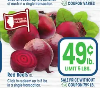 Jewel-Osco Red Beets offer