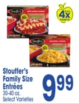 Jewel-Osco Stouffer's Family Size Entrées offer