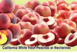 Jewel-Osco California White Flesh Peaches or Nectarines offer