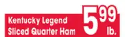 Jewel-Osco Kentucky Legend Sliced Quarter Ham offer