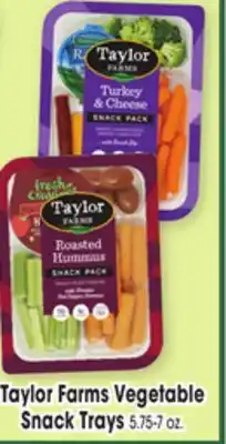 Jewel-Osco Taylor Farms Vegetable Snack Trays offer