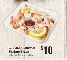 Mariano's GRAB & GOurmet Shrimp Trays offer