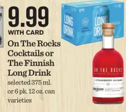 Mariano's On The Rocks Cocktails or The Finnish Long Drink offer