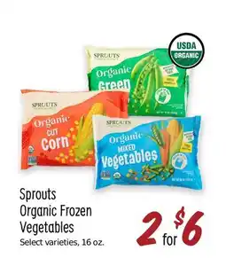 Sprouts Farmers Market Sprouts Organic Frozen Vegetables offer