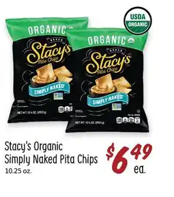Sprouts Farmers Market Stacy's Organic Simply Naked Pita Chips offer
