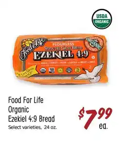 Sprouts Farmers Market Food For Life Organic Ezekiel 4:9 Bread offer