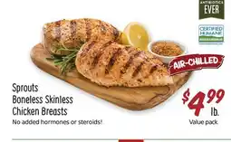Sprouts Farmers Market Sprouts Boneless Skinless Chicken Breasts offer