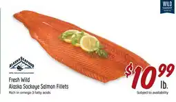 Sprouts Farmers Market Fresh Wild Alaska Sockeye Salmon Fillets offer