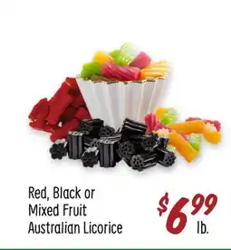 Sprouts Farmers Market Red, Black or Mixed Fruit Australian Licorice offer