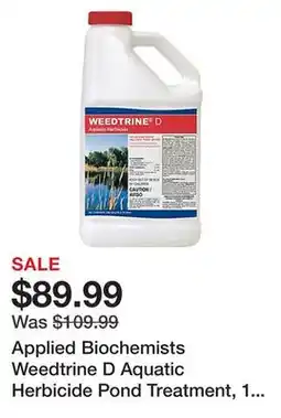 Tractor Supply Company Applied Biochemists Weedtrine D Aquatic Herbicide Pond Treatment, 1 gal offer