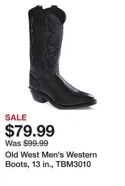 Tractor Supply Company Old West Men's Western Boots, 13 in., TBM3010 offer
