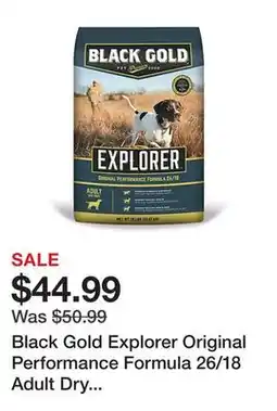 Tractor Supply Company Black Gold Explorer Original Performance Formula 26/18 Adult Dry Dog Food offer