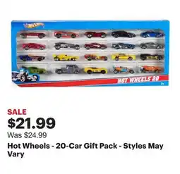 Best Buy Hot Wheels - 20-Car Gift Pack - Styles May Vary offer