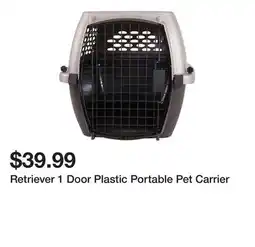 Tractor Supply Company Retriever 1 Door Plastic Portable Pet Carrier offer