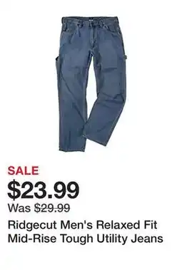 Tractor Supply Company Ridgecut Men's Relaxed Fit Mid-Rise Tough Utility Jeans offer
