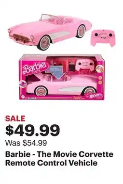 Best Buy Barbie - The Movie Corvette Remote Control Vehicle offer