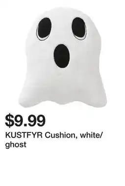 Ikea KUSTFYR Cushion, white/ghost offer