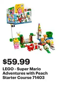 Best Buy LEGO - Super Mario Adventures with Peach Starter Course 71403 offer