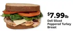 Fareway Deli Sliced Peppered Turkey Breast offer
