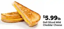 Fareway Deli Sliced Mild Cheddar Cheese offer