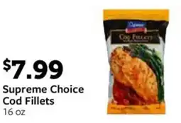 Fareway Supreme Choice Cod Fillets 16 oz offer