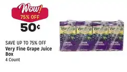 Grocery Outlet Grape Juice Box offer