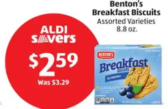 Aldi Benton's Breakfast Biscuits offer