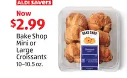 Aldi Bake Shop Mini or Large Croissants offer