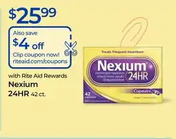 Rite Aid Nexium 24HR offer