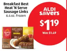Aldi Breakfast Best Heat'N Serve Sausage Links offer