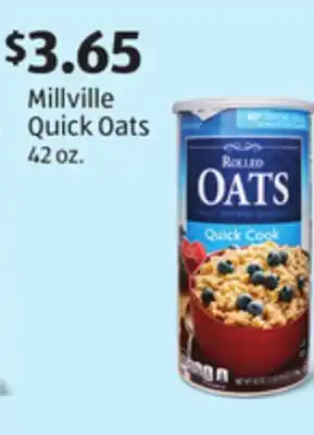 Aldi Millville Quick Oats offer