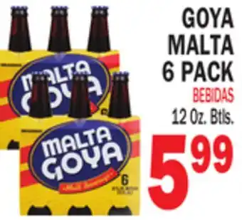 Bravo Supermarkets GOYA MALTA 6 PACK offer