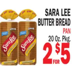 Bravo Supermarkets SARA LEE BUTTER BREAD offer