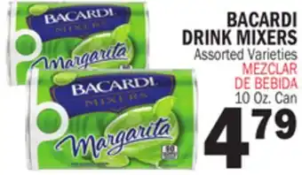 Bravo Supermarkets BACARDI DRINK MIXERS offer