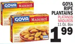Bravo Supermarkets GOYA RIPE PLANTAINS offer