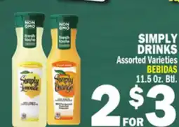 Bravo Supermarkets SIMPLY DRINKS offer