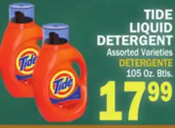 Bravo Supermarkets TIDE LIQUID DETERGENT offer