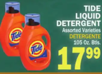 Bravo Supermarkets TIDE LIQUID DETERGENT offer