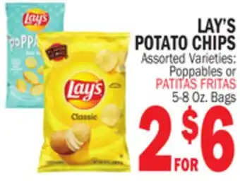 Bravo Supermarkets LAY'S POTATO CHIPS offer