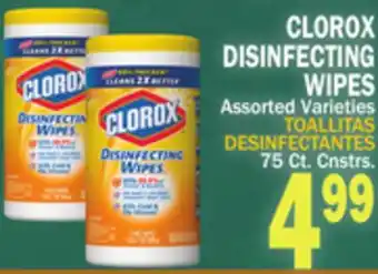 Bravo Supermarkets CLOROX DISINFECTING WIPES offer